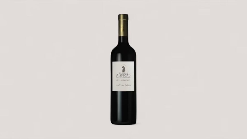 Les Trois Frères, წითელი ღვინო, Chateau Aspras, Côtes de Provence, 2022 წ.